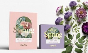 MASIL 3, 8 STICK POUCH SPRING EDIION  Весенний набор шампунь + маска для волос