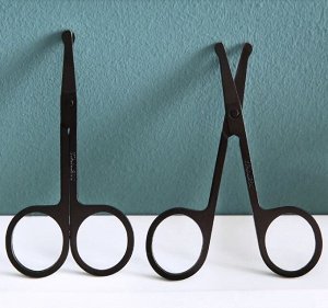 Ножницы для удаления волос из носа с закругленными концами