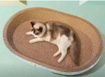 Лежанка-когтеточка для кота. Размер 54х38 см. Китай