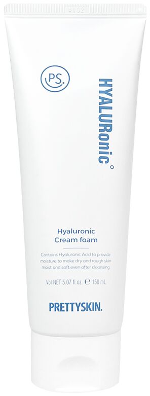 PrettySkin Hyaluronic Cream Foam Очищающая крем-пенка с гиалуроновой кислотой, 150 мл