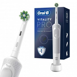 Электрическая зубная щетка Oral-B Vitality Pro Protect X Clean white
