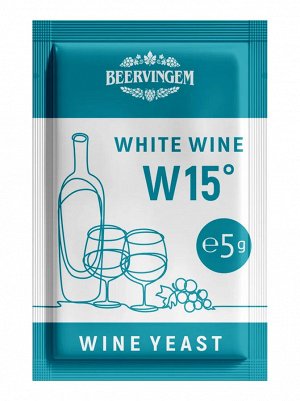 Винные дрожжи Beervingem "White Wine W15", 5 г