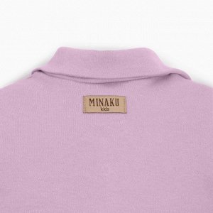 Боди-платье детское MINAKU, цвет сиреневый.