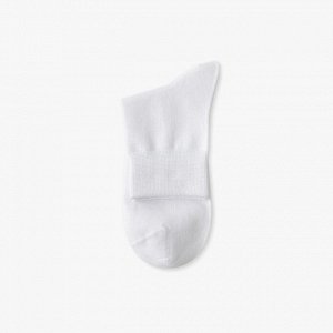 Мужские однотонные носки, цвет белый