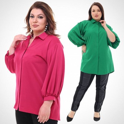 Леди Мари. Эффектные блузы, стильные рубашки Size+