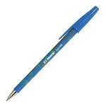 Ручка шариковая BEIFA синяя антискольз.корпус камуфляж АА 110D BEIFA {Китай}