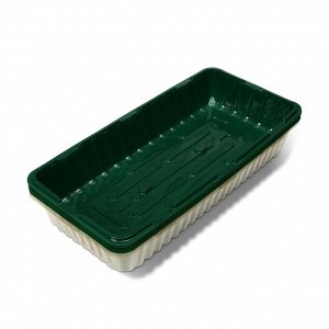 Мини-парник для рассады, 43 x 21 x 12 см, без вставок, пластик, Greengo