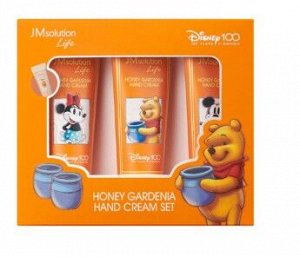 JM SOLUTION LIFE HONEY GARDENIA HAND CREAM SET DISNEY 100 (50ml*3ea) Набор кремов для рук питательный (50мл*3шт)