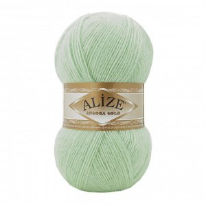 Пряжа Alize Angora Gold Ализе Ангора Голд цвет №842 зеленая река