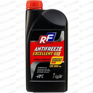 Антифриз Ruseff Antifreeze Excellent G12, красный, -40°C, 1кг, арт. 17357N