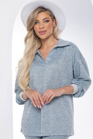 Джемпер "Эссен" (серо-голубой) Б8448