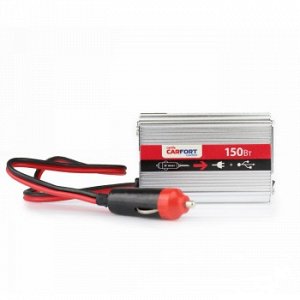 Инвертор напряжения "CarFort" DC12v- AC220v. 150w (1/60) CF-4015