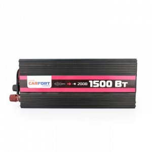 Инвертор напряжения "CarFort" DC12v- AC220v. 1500w