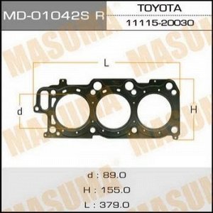 Прокладка Головки блока MASUMA 1MZ-FE RH (1/10) Толщина 1,30 мм