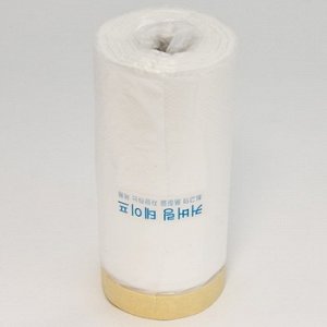 Лента малярная "Корея" с полиэтилен. пленкой 900mm -18м