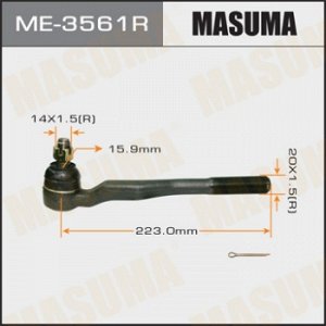 Наконечник рулевой тяги MASUMA  out ##J9#, ##N18# RH ME-3561R