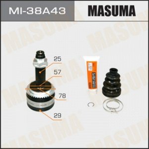 ШРУС  MASUMA  29x57x25  (1/6) MI-38A43