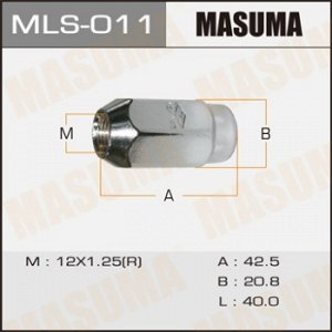 Гайка MASUMA  12x1.25 / под ключ=21мм MLS-011