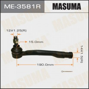 Наконечник рулевой тяги MASUMA  AVENSIS/ AT220 RH ME-3581R