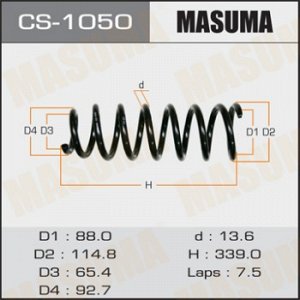 Пружина подвески MASUMA  rear MARKII/ JZX110 CS-1050