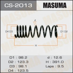 Пружина подвески MASUMA  rear WINGROAD/ WFY11 CS-2013