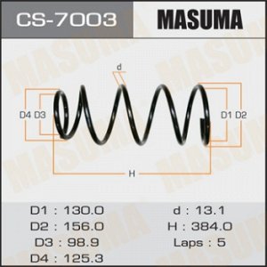 Пружина подвески MASUMA  rear FORESTER/ SG5 CS-7003