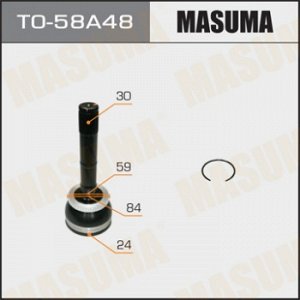 ШРУС  MASUMA  24x59x30х48  (1/6)  пыльник не требуется!!! TO-58A48