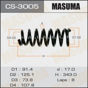 Пружина подвески MASUMA  front PAJERO/ V64W, V65W CS-3005