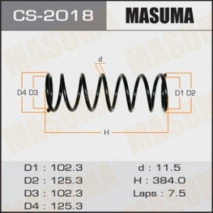 Пружина подвески MASUMA  rear WINGROAD/ WHNY11 CS-2018