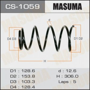 Пружина подвески MASUMA  front PROBOX/ NCP50 CS-1059