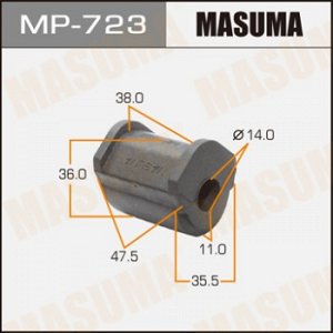 Втулка стабилизатора MASUMA  /rear/ Mark X/ GRX12#   [уп.2] MP-723