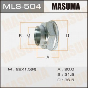 Гайка ШРУСа MASUMA  22x1,5x20/ 32 MLS-504