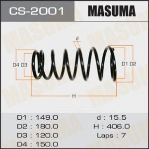 Пружина подвески MASUMA  front TERRANO/ R50 CS-2001