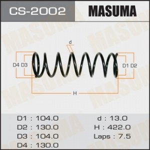 Пружина подвески MASUMA  rear TERRANO/ WD21 CS-2002