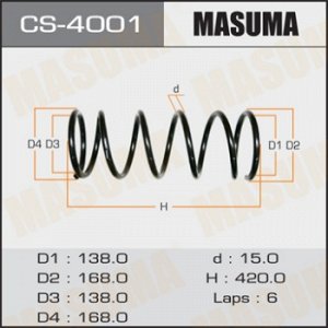 Пружина подвески MASUMA  front MPV/ LVEW CS-4001
