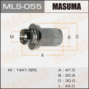 Гайка MASUMA  14x1.5 MLS-055
