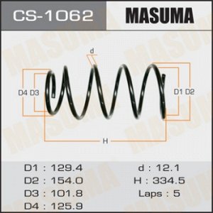 Пружина подвески MASUMA  front VITZ/SCP10 CS-1062