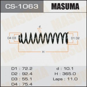 Пружина подвески MASUMA  rear VITZ/NCP15 CS-1063