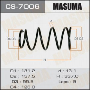 Пружина подвески MASUMA  rear FORESTER/ SG5 CS-7006