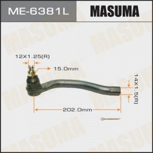 Наконечник рулевой тяги MASUMA  CIVIC/ FD1,FD3 ME-6381L