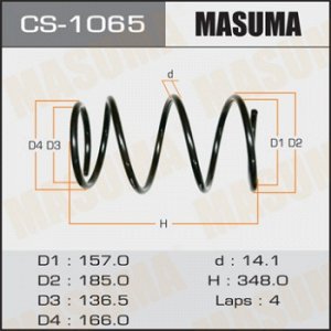 Пружина подвески MASUMA  front RAV4/ SXA11G CS-1065