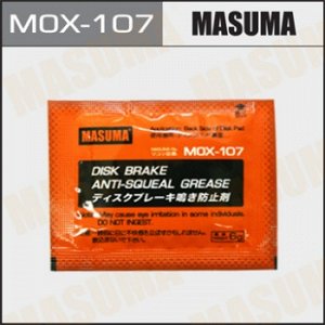 Смазка для суппортов MASUMA 6гр. (скоб и противоскрипных пластин тормозных колодок)   [уп.50шт] MOX-107