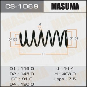 Пружина подвески MASUMA  rear LAND CRUISER PRADO/ KZJ95, RZJ95, VZJ95 CS-1069