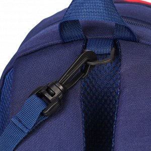 Рюкзак детский для мальчика на молнии с карманом, текстиль, 22 см x 13 см x 28 см «Железный человек», Мстители