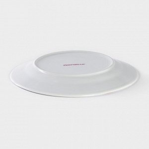 Тарелка керамическая Доляна «Единорожка», d=17,5 см, цвет белый