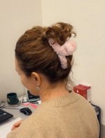 Зажим для волос YNM Cotton Candy Hair Clip