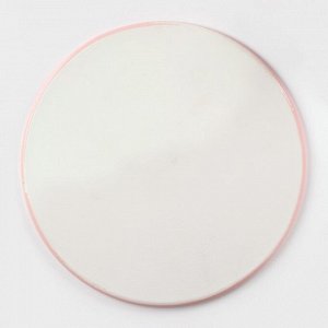 Кофейная пара керамическая «Любовь», 3 предмета: кружка 200 мл, блюдце d=20 см, ложка h=14 см, цвет розовый
