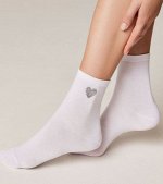 Носки женские с сияющим рисунком «Heart»