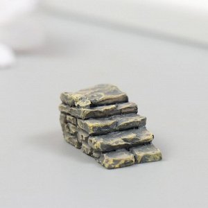 Фигурка для флорариума полистоун "Каменная лестница" МИКС 2,5х1,5х1,2 см