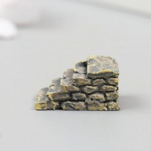 Фигурка для флорариума полистоун "Каменная лестница" МИКС 2,5х1,5х1,2 см